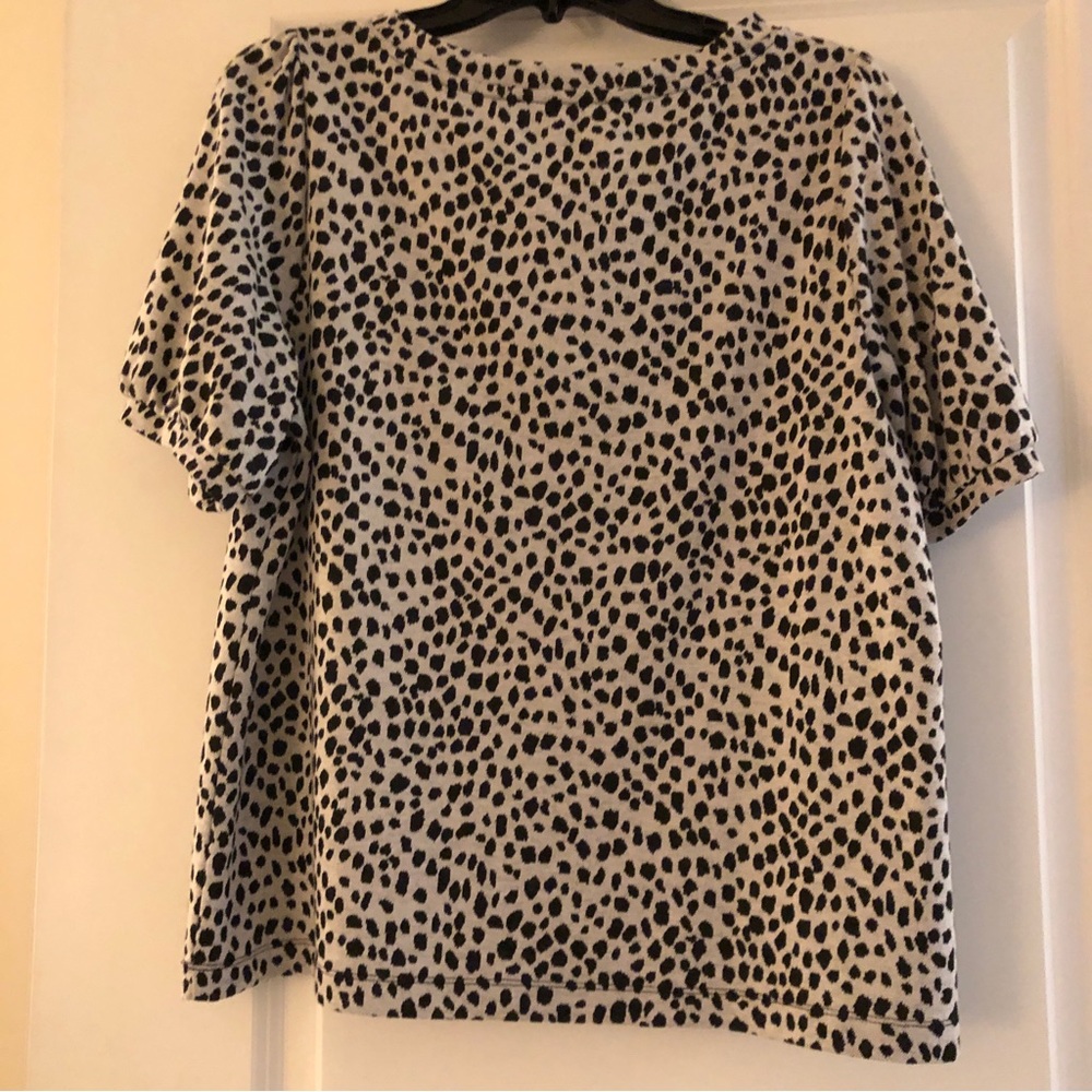 Loft Leopard Print Top - Picture 2 of 6